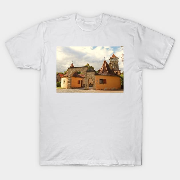 Rodertor - Rothenburg od Tauber T-Shirt by Bierman9